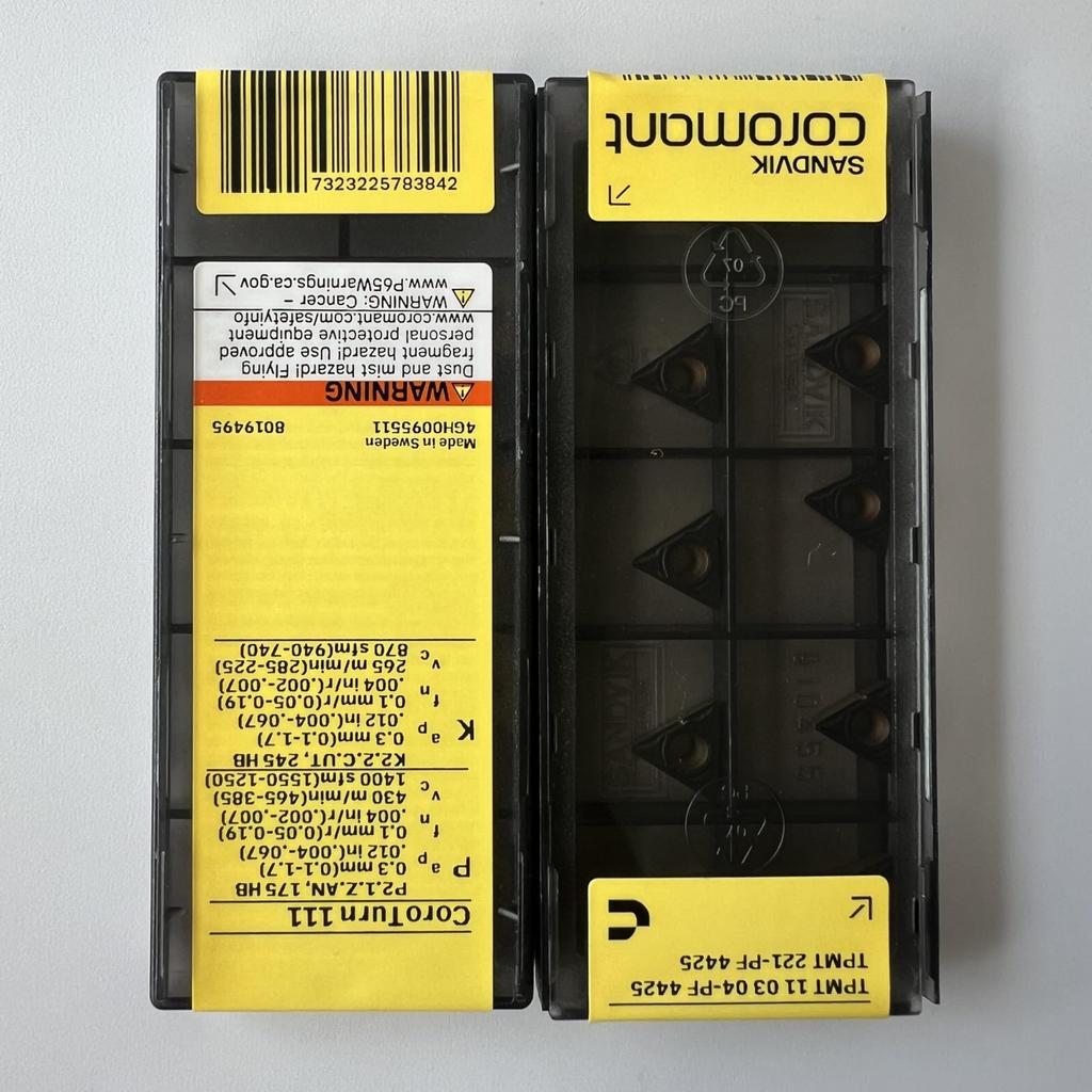 SANDVIK / TPMT110304-PF 4425 / Original Swedish hard alloy blade 10 Pcs