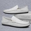 Fashion Genuine Leather Men Casual Shoes Handmade Formal Mens Loafers Moccasins  Breathable Slip on Male Boat Shoes Soft Business Flats
