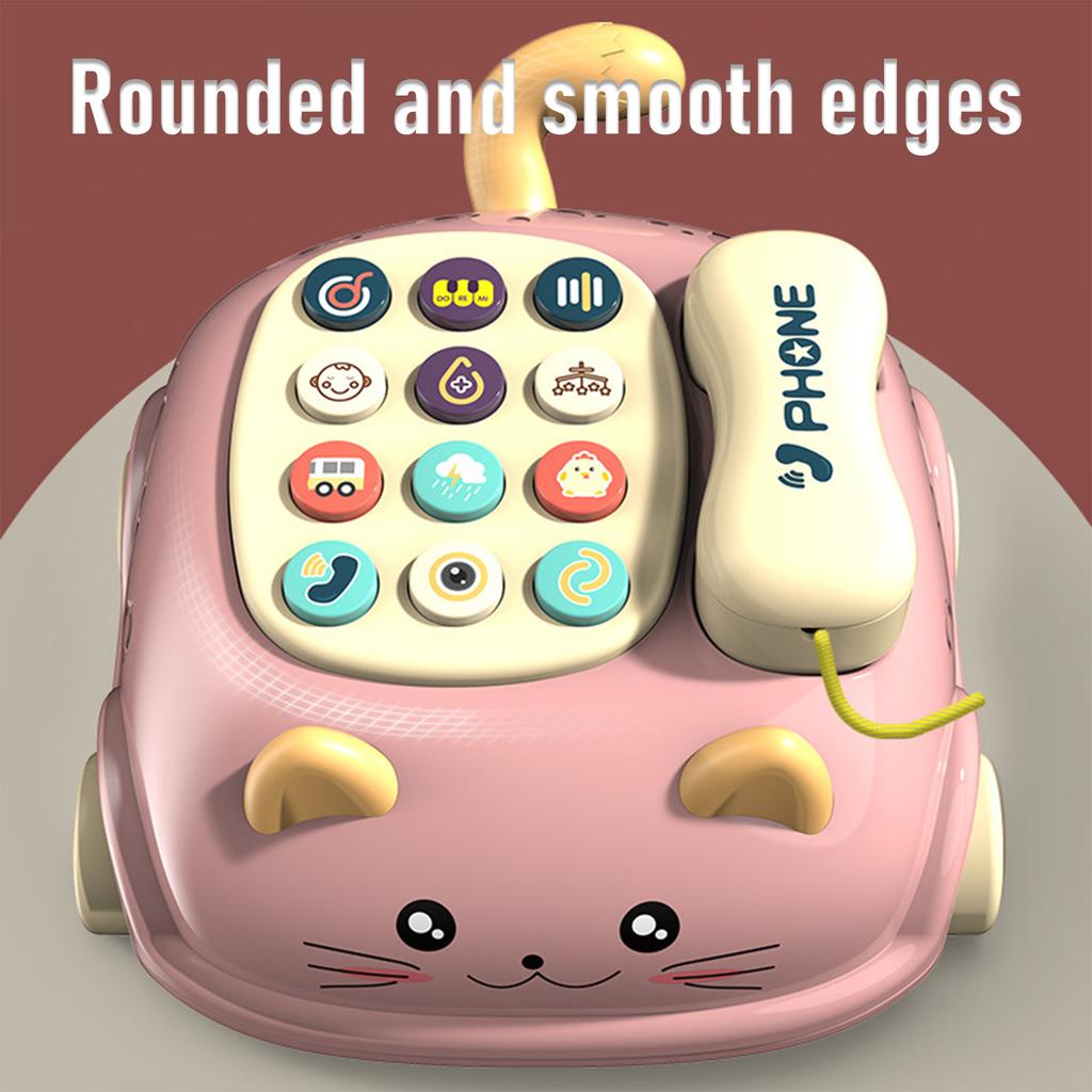 MultiFunction Musical Telephone Toys Early Education Play Phone Telephone Learning Toys