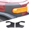 DIYUCAR Set of Front Fog Lamp Side Trim Front Hood Protective and Body Armor Corner Guards for Toyota FJ Cruiser 2-Piece Panels, Covers, 2007-2021