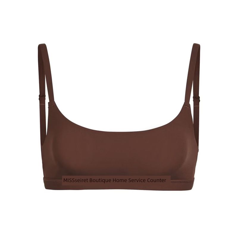 Kardashian Same Ski * Ms Four-Color Tube Top Solid Get Chest Paste Strapless Sexy Breathable Nude Feel Bra