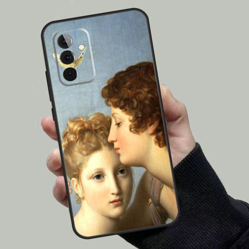Angel Cupid Art Paint Case For Samsung Galaxy A55 A35 A15 A52 A32 A12 A16 A26 A36 A56 A53 A33 A13 A14 A34 A54 A17