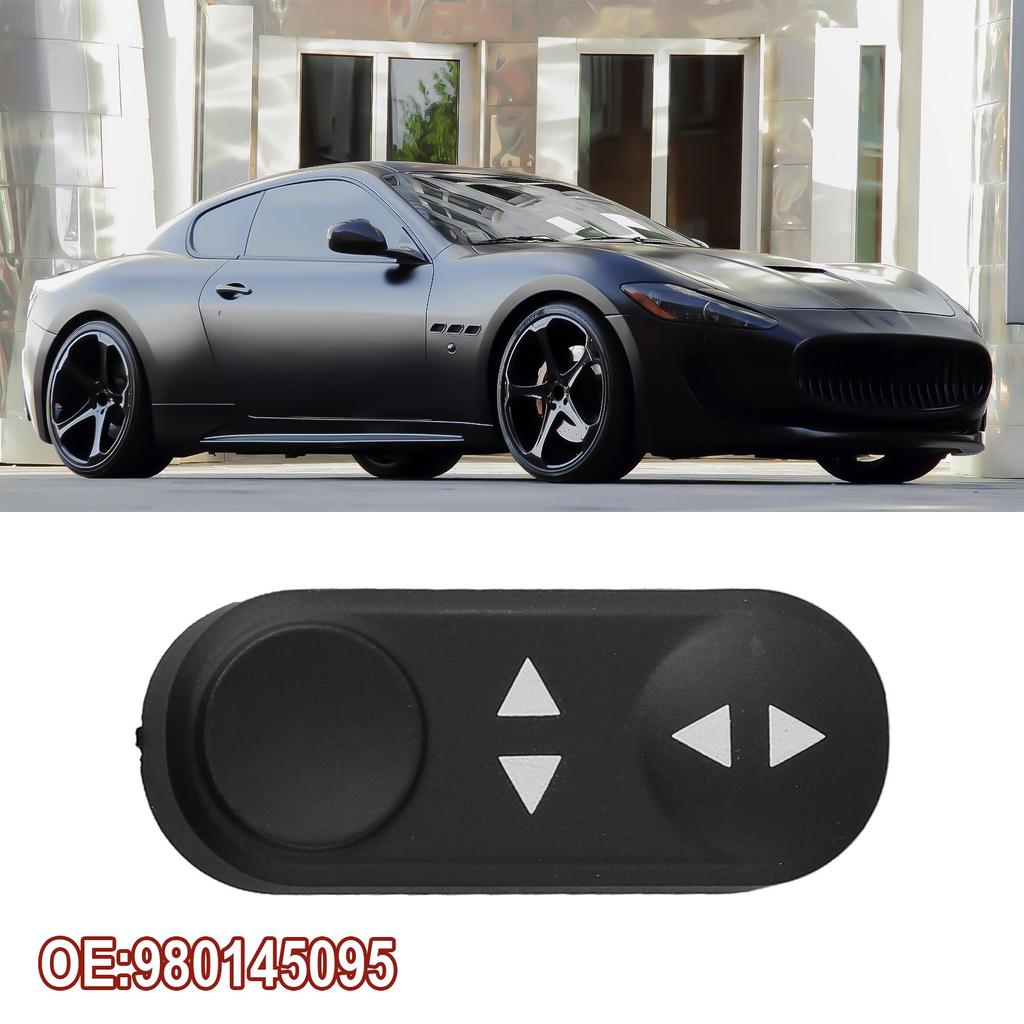 Enhance the Aesthetics with this Black Seat Back Adjustment Switch Button for Maserati For GranTurismo 2004 2011