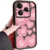 Y2K Retro Gradient Love Hearts Pattern Case For Xiaomi 14T 13T 11T Pro Funda Redmi Note 14 13 Pro 5G 12 11 Shockproof Bumper Silicone Cover