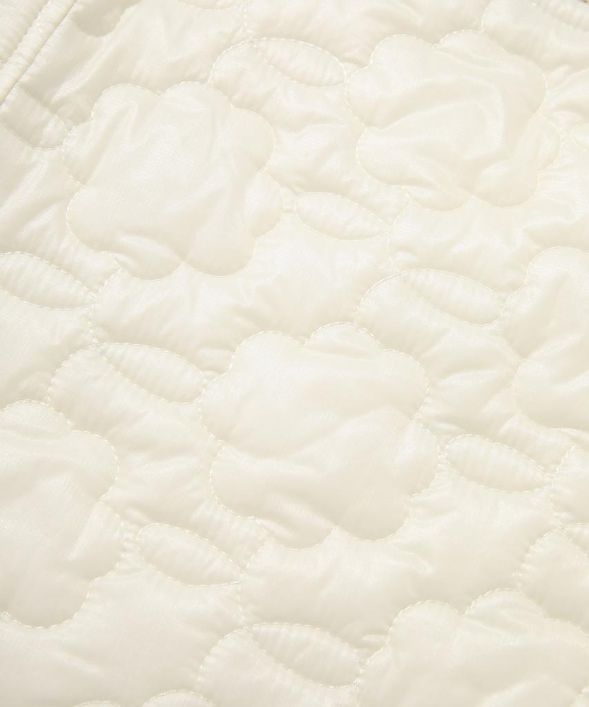 Covernat Woman Cloverheart Quilted Wrap Mini Skirt Light Yellow
