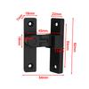 Door Lock Bolt Sliding 5 Color Option 90 Degree Accessories Door Buckle Zinc Alloy Complicated Procedures Zinc Alloy