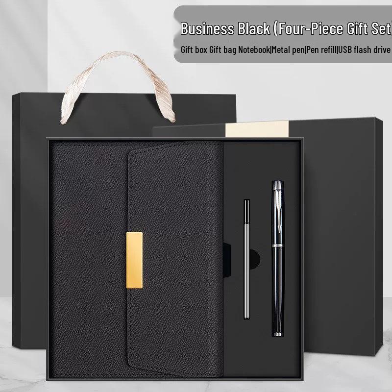 Customizable A5 Notebook Gift Set with Logo Printing - Corporate Business Souvenir