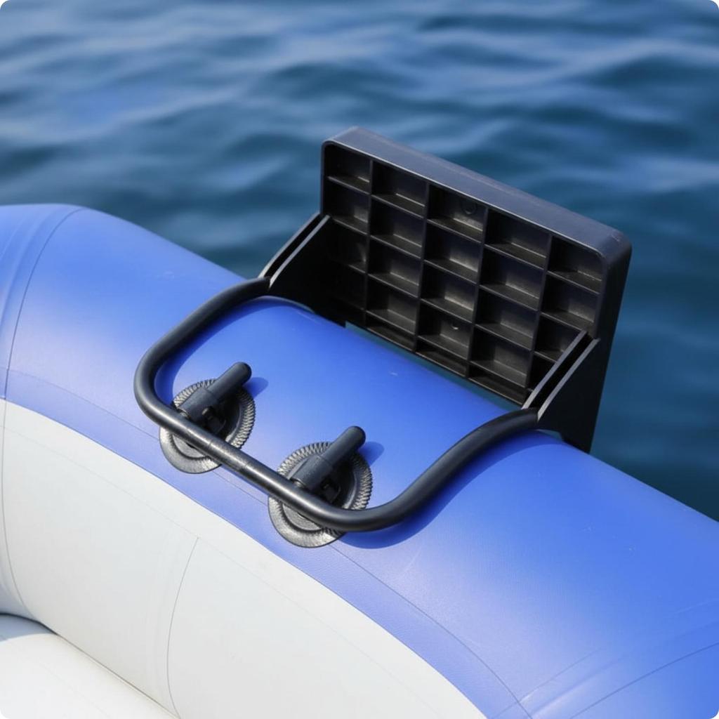 Clamp-on Outboard Motor Bracket Marine with Mounting Board