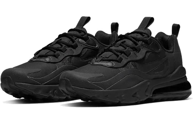 Nike Air Max 270 React 'Triple Black' Gs BQ0103-004