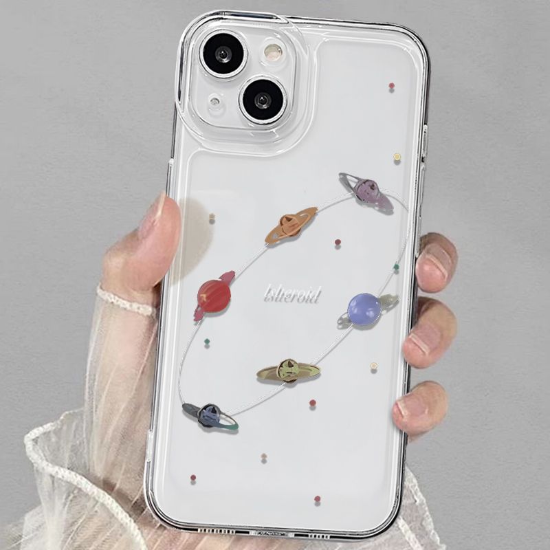 

Чехол для телефона Dopamine Universe Planet для Apple iPhone 16 Promax - устойчивый к падениям прозрачный мягкий силиконовый чехол для iPhone Iphone x