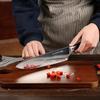 YUJIA Kuchyňský nůž Nerezový nůž Japonský kuchyňský nůž Santoku Losos Sushi Nůž
