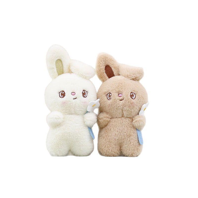 Pendant Rabbit Plush Cartoon Flower Rabbit Bag Hanging Decoration Keychain