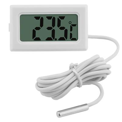 Mini LCD digital termometer med vattentät sond inomhus utomhus Bekväm temperatursensor för kylskåp Kylskåp Akvarium