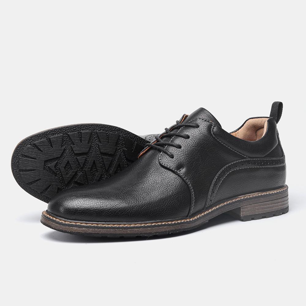 

Мужские повседневные туфли-одиночки Мужская обувь Удобные повседневные кожаные туфли 43