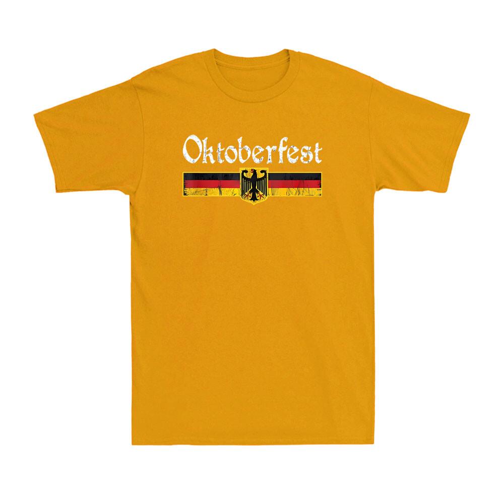 Oktoberfest GerUnisex Beer Vintage GerUnisex Flag Beer Drinking Lovers Unisexs TShirt