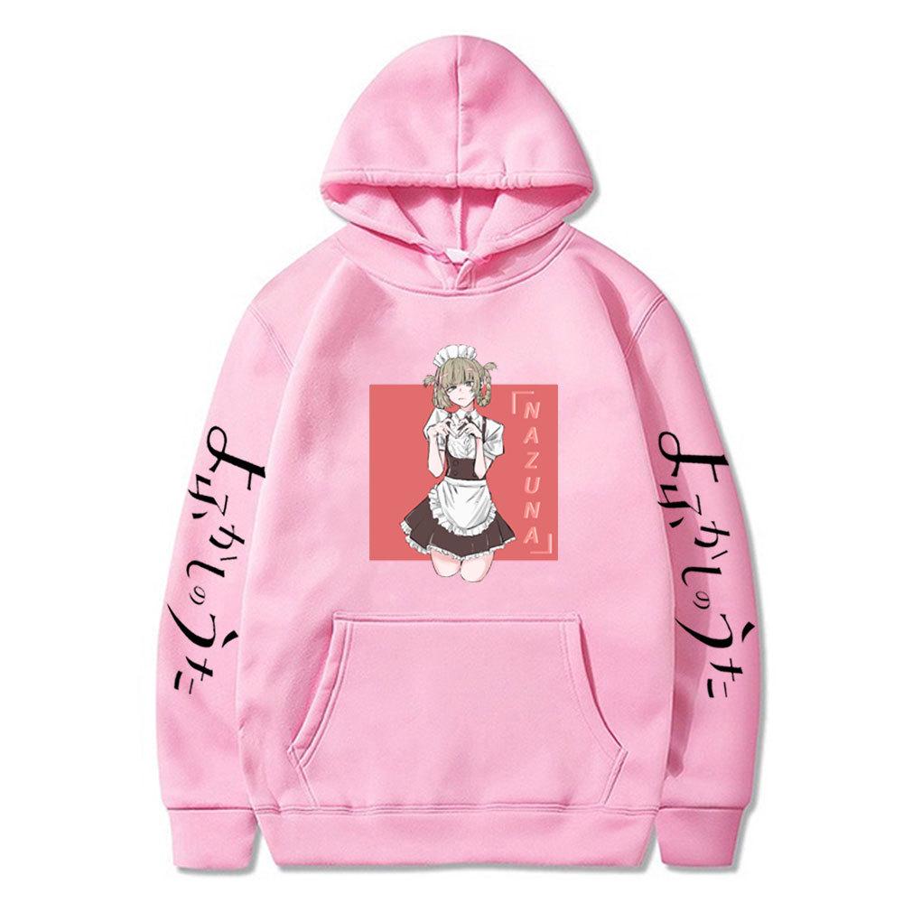 NAZUNA Anime Pullover Hoodie: Autumn/Winter Cartoon Style - Plus Size Trendy European/American Design