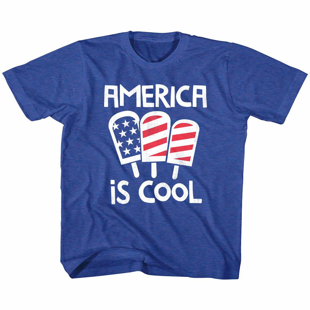 American Society USA is Cool Kids T Shirt Ice Pop Flag July 4th Stars Stripes XXL