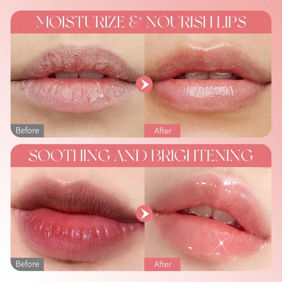 1PC Watermelon Moisturizing&Brightening Lip Oil, Lipstick, Moisturizing And Moisturizing, Anti Dryne
