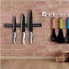 33CM Wall Magnetic Knife Storage Holder Chef Rack Strip Metal Knives Block Kitchen Sharpener Knife Sharpening Rod