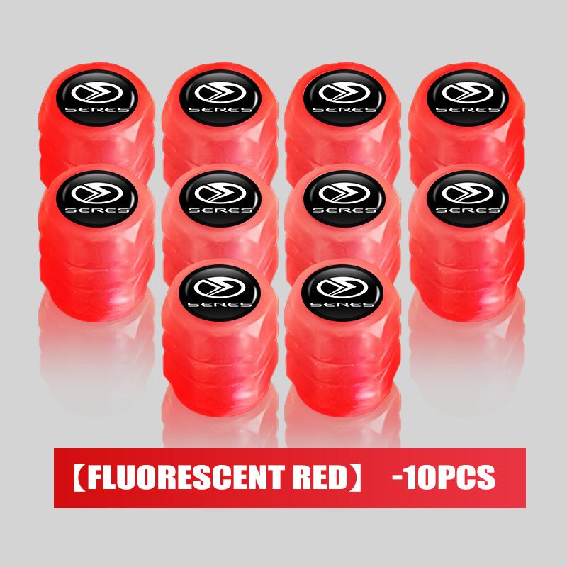 4/6/10pcs Car Tire Fluorescent Dustproof Wheel Valve Stem Caps For Seres M5 M7 i-JET i-Space 2022 2023 Glory 500