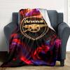 Arsenal Blanket Soft Warm Cozy Great for Chair Livingroom Sofa All-Season Use Playful Design Birthday Christmas Gift Blanket