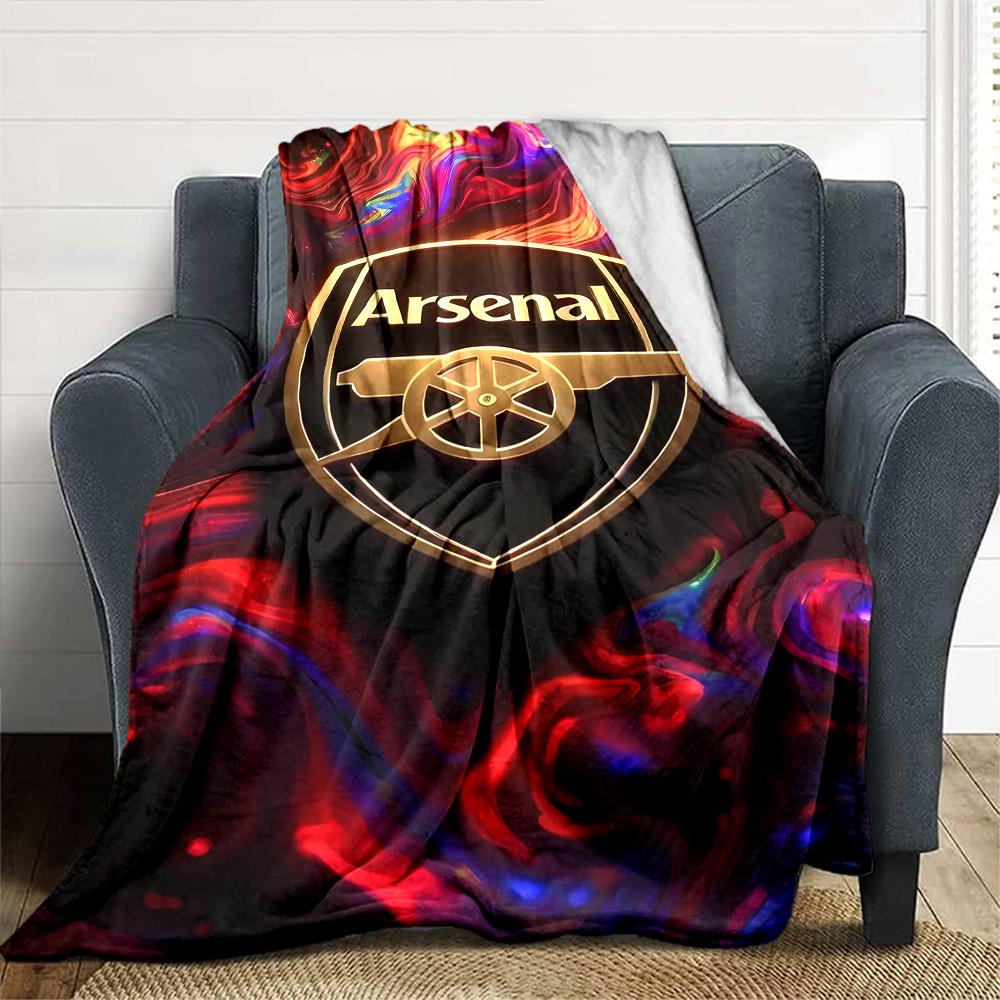 Arsenal Blanket Soft Warm Cozy Great for Chair Livingroom Sofa All-Season Use Playful Design Birthday Christmas Gift Blanket