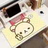 Cartoon Cute Rrilakkuma Mouse Pad Square Office Gaming Desk Mat Waterproof Nonslip Rubber Decorative