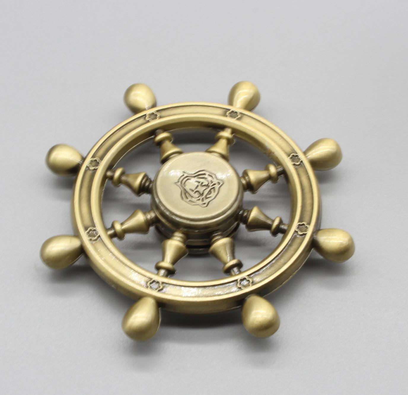 

Металлический гироскоп на кончике пальца, вращающийся руль, красочный гироскоп, пиратский корабль, гироскоп на кончике пальца 30*68