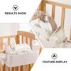 Toyvian Diaper Organizer Box Hanging Diaper Diaper Storage Bin Nursery Organizers for Changing Table Crib Baby Stroller