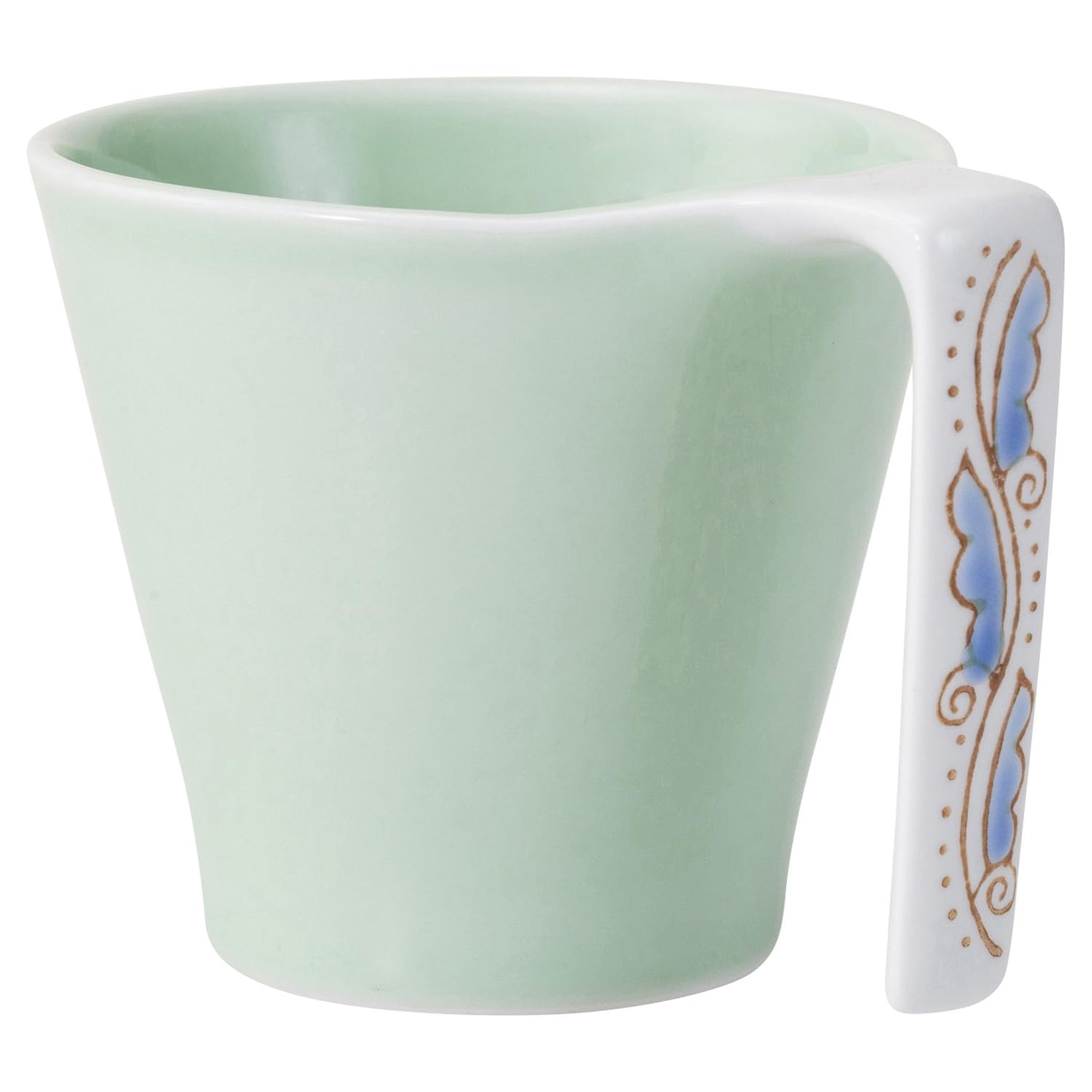 

Hasamiyaki Mug Small Capacity Approximately 220ml Calum Green Microwave Safe Dishwasher Safe 25395 зелёный