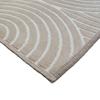 Tapis salon à relief moderne beige sable 190x240