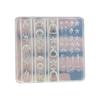 Reusable Transparent Pin Sculpture Mold With Oceanic Patterns For Professional Manicure Art