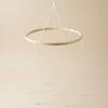 DIY Wooden Mobile Hoop Handmade Bamboo Crib Unfinished