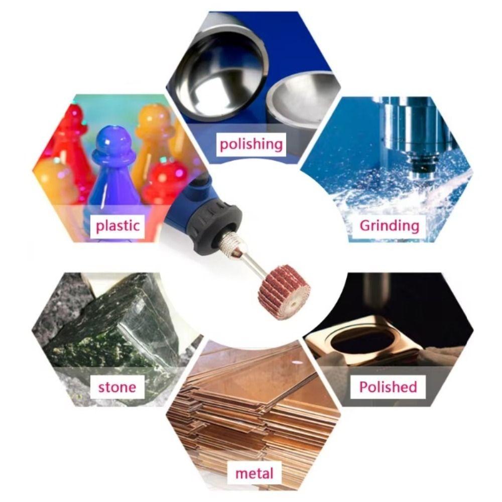 Multiple Sizes Sander Wheels Aluminum Oxide Coated Flap Wheels Die Grinder Flap Wheel  For Dremel