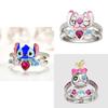 Interstellar Baby Anime Cartoon Character Stewie Angel Micro-set Diamond Ring Set