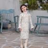 Hanfu Girls' Winter Cheongsam Skirt Girl Baby Tang Suit Velvet Skirt New Year's Greeting Dress Children's Chinese Style