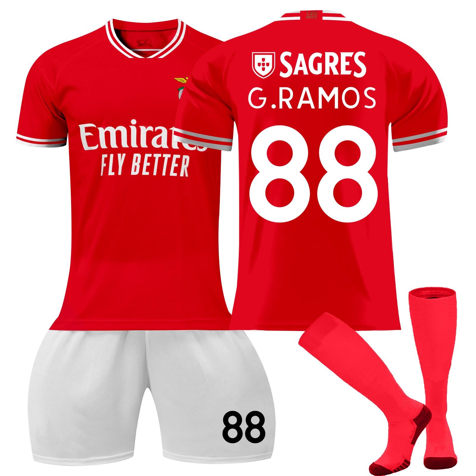 

2223 Домашні футболки Бенфіки Дитячий футбольний тренувальний костюм 28