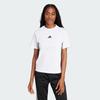 Women's Essentials 3 Stripes Cotton T Shirt White/Black
