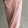 Women's Split Wrap Maxi Dress 3/4 Sleeve V Neck Ruched Bodycon Long Dress Cocktail Party Wedding Guest Dress with Pockets