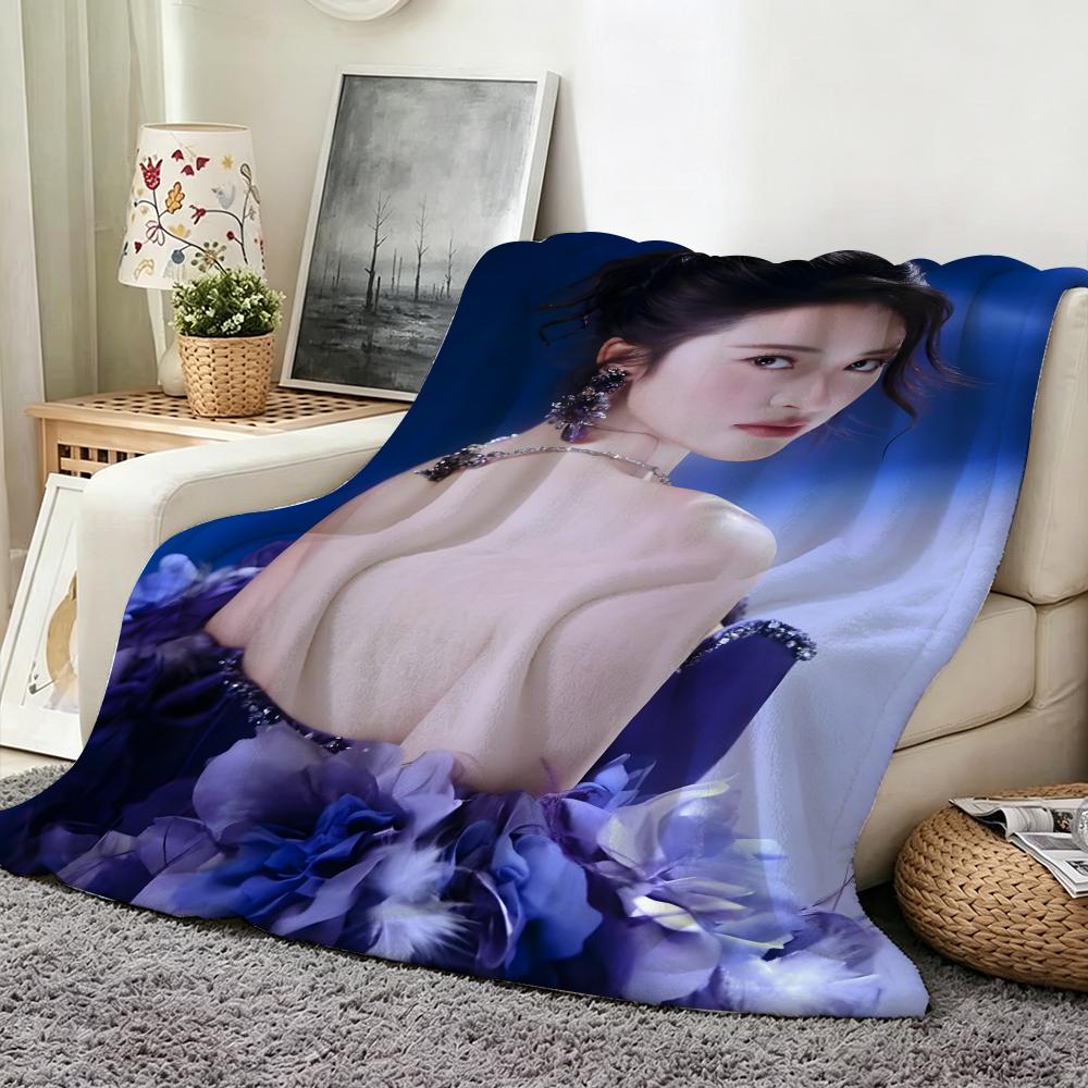 Celebrity S Shen Y Yue Throw Flannel Throw Blanket Suitable for Sofa Living Room Bedroom