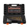 Screw Extractor Set with Drill Bits, 65 Pieces, Easy Out Nut Bolt Extractors and Drill Bits, with Adapters, Solid Storage Case