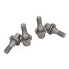 17mm Hex Wheel Lug Bolts Replacement High Strength Steel Studs for Peugeot 206 207