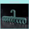 Modern Plastic Tie Rack With Nonslip Design For Home Storage And Organization