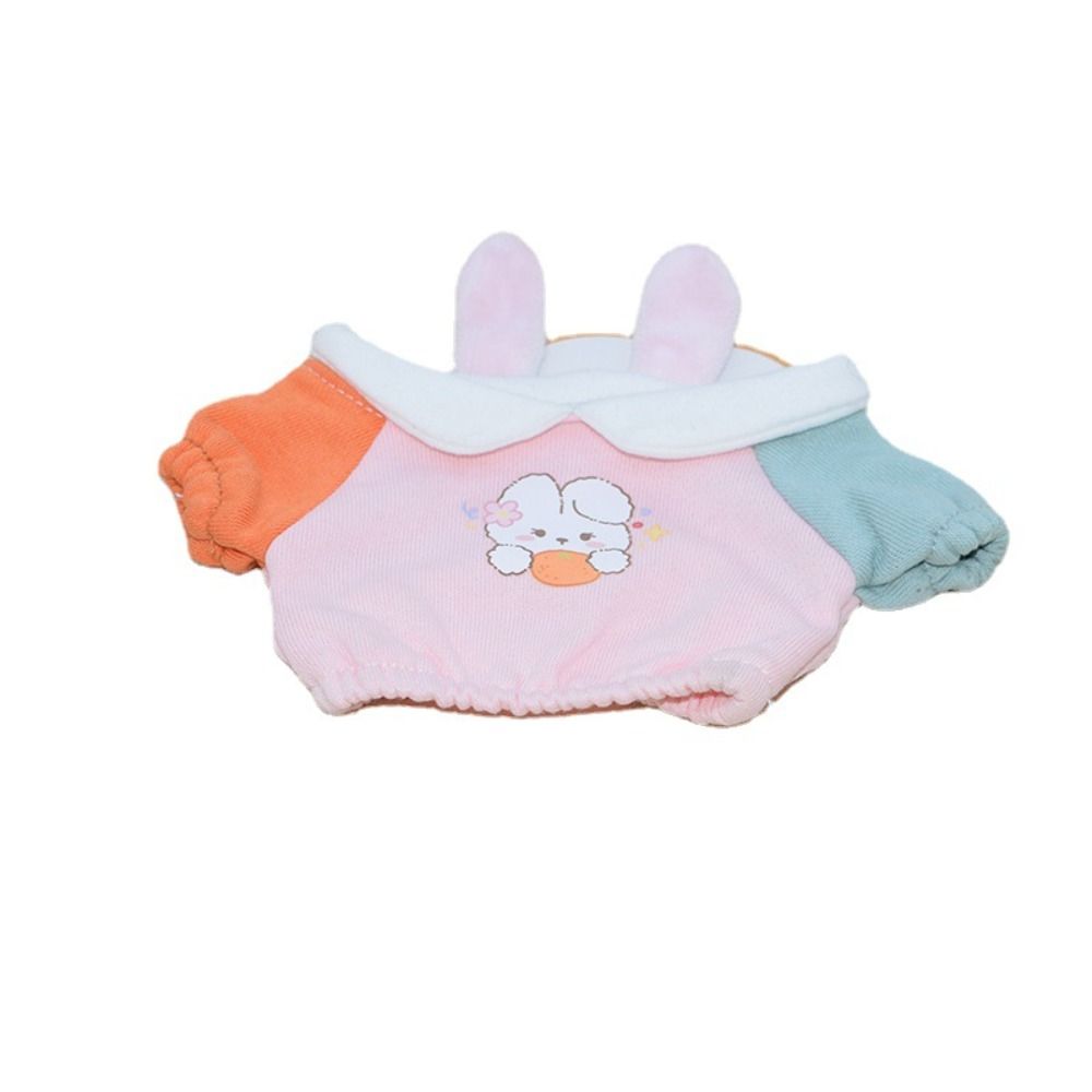 Lovely Cotton Doll Hoodie Plush Stuffed 20CM Doll Plush Toys Clothing Doll Accessories