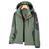 Herbst- und Winterverdickte abnehmbare Kapuzen-Winddichte wasserdichte Jacke Nerzsamt Graphen Herren Outdoor Warme Baumwolljacke