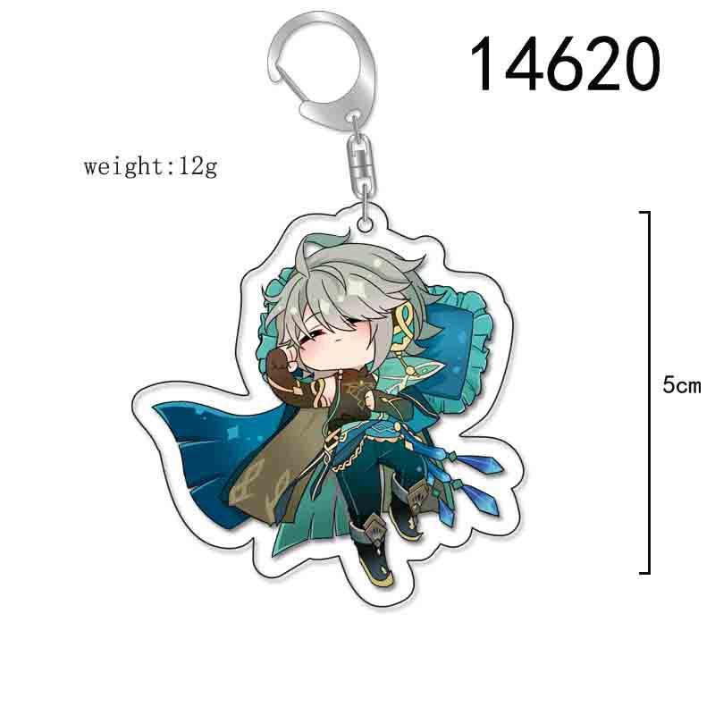 Genshin Impact: Wanderer Kaveh & Alhaitham Lying Down Acrylic Keychain