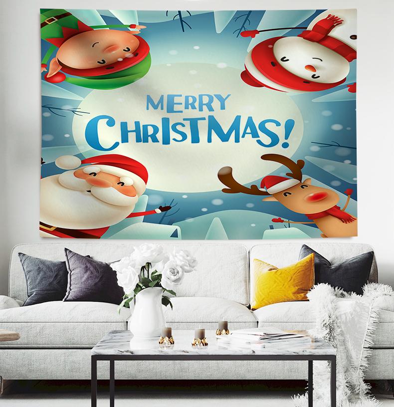 Christmas Balls And Snow Wall Hanging Tapestry Christmas Wall Hanging Tree Wall Hanging Gorgeous Christmas Tree Fireplace Gifts