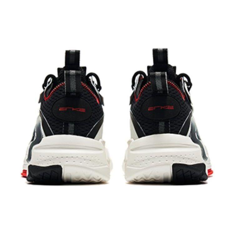 Hongxing Erke Linxiao Tissu Cuir Synthétique Confortable Polyvalent Antidérapant Résistant à l'Usure Basse Tige Chaussures de Sport Décontractées Baskets Homme 51123102126-004