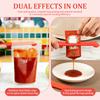 6Pcs Food Bag Opener with Stainless Steel Blade Quick Cut Food Packet Pouch Cutter Squeezer with Suction Cup and Hanging Chain