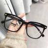 Retro Fashion Anti-blue Light Glasses Men Women Transparent Computer Glasses Frame Eyeglass Frame Flat Glasses Square Eyeglasse